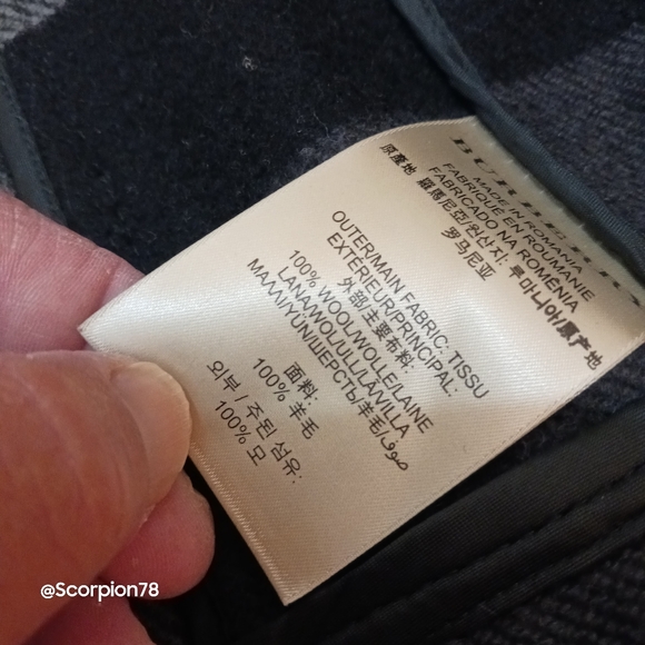 Burberry Brit Finsdale Wool/Toggle Coat Size 12 for Women - Picture 8 of 10